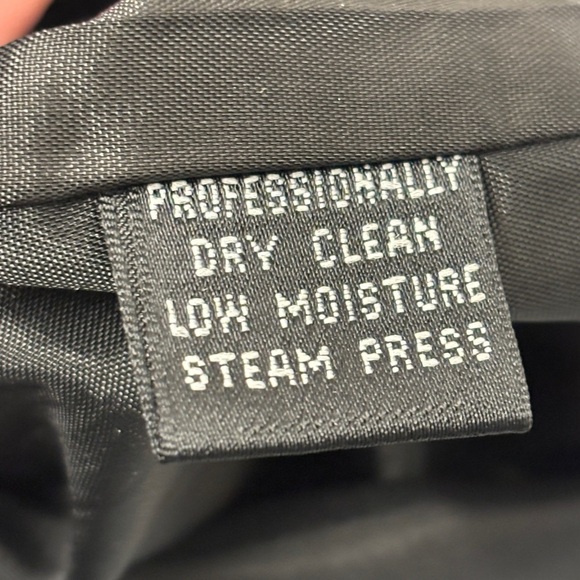 VTG Linda Allard Ellen Tracy Pencil MIDI Skirt Black 100% Wool 8 - Picture 5 of 8